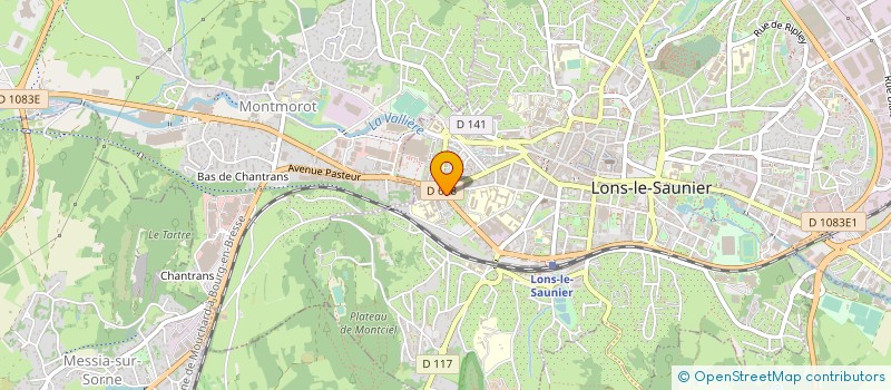 localisation de l'entreprise DAZE BOUTIQUES à LONS-LE-SAUNIER