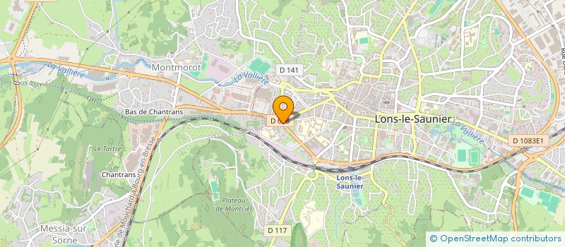 localisation de l'entreprise DAZE ONLINE à LONS-LE-SAUNIER