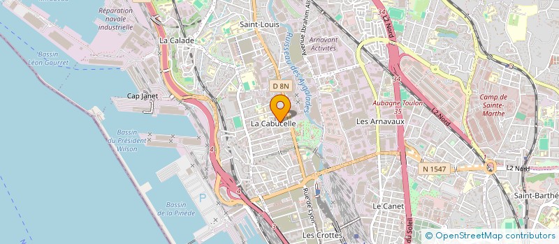 localisation de l'entreprise DAZEIN à MARSEILLE