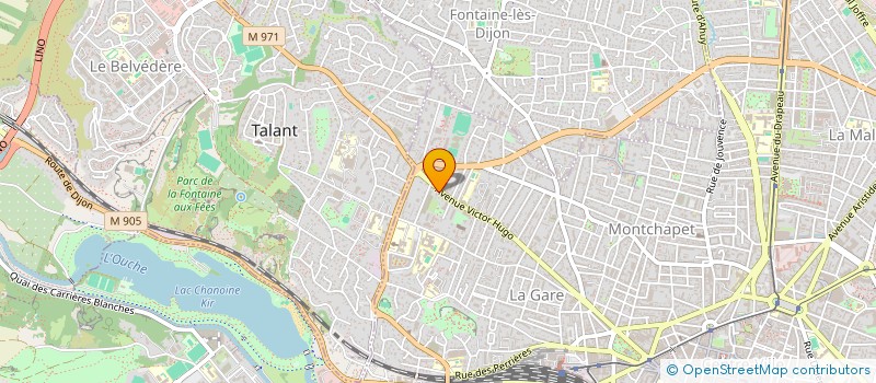 localisation de l'entreprise DAZEN PROD  DIJON