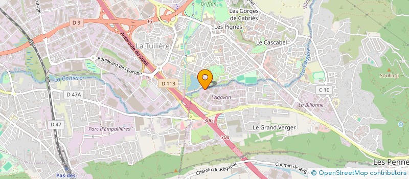 localisation de l'entreprise DAZIN BESNIER DEMENAGEMENTS à LES PENNES MIRABEAU