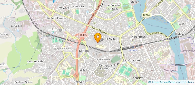 localisation de l'entreprise DAZON YL  LORIENT