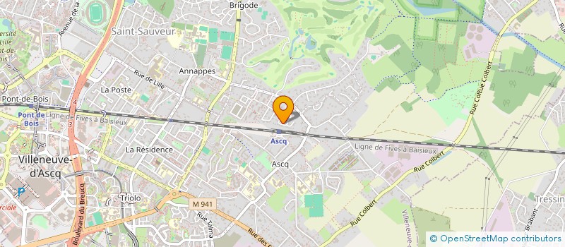 localisation de l'entreprise DAZONT à VILLENEUVE-D'ASCQ