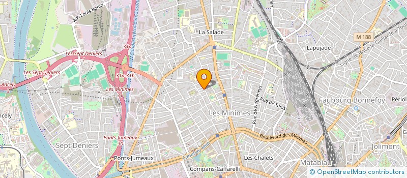 localisation de l'entreprise DAZONT  TOULOUSE