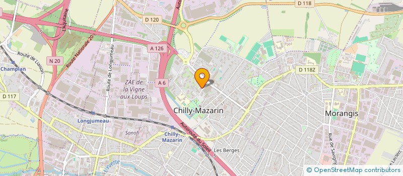 localisation de l'entreprise DAZRIM INTERNATIONAL FOOD  CHILLY-MAZARIN