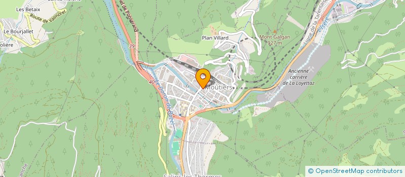 localisation de l'entreprise DAZY  MOUTIERS