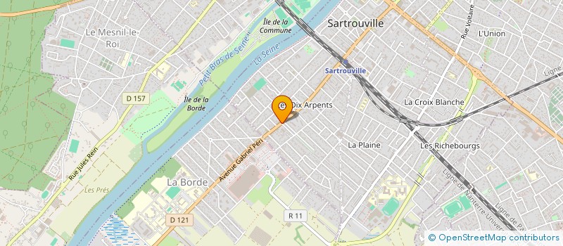 localisation de l'entreprise DB 168  SARTROUVILLE