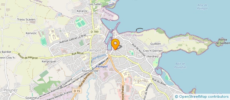 localisation de l'entreprise DB 22  PAIMPOL