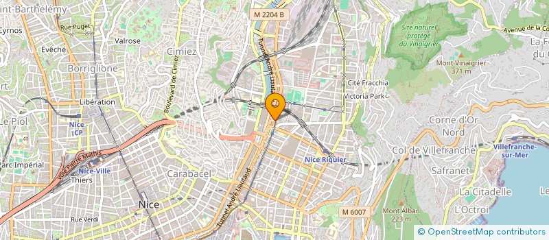 localisation de l'entreprise DB à NICE
