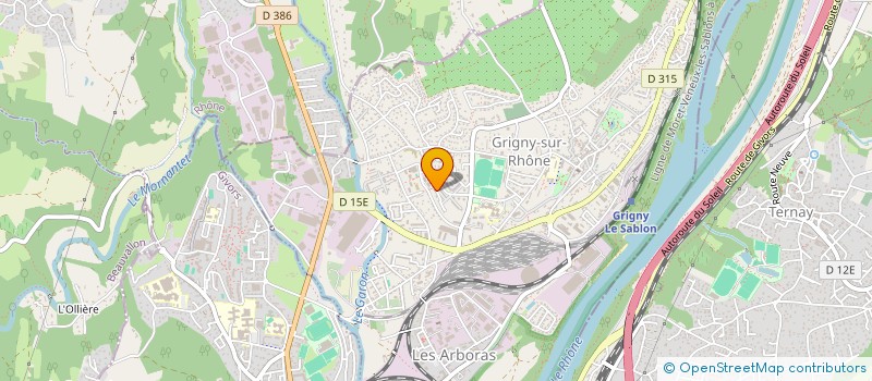 localisation de l'entreprise DB  GRIGNY