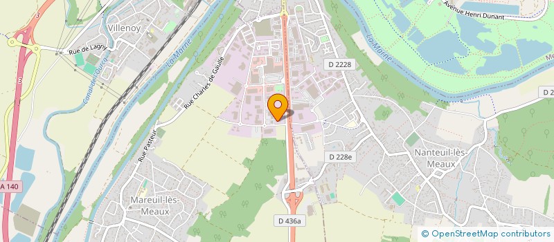 localisation de l'entreprise DB 77 à MAREUIL-LES-MEAUX