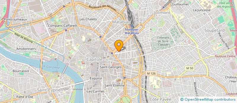 localisation de l'entreprise DB à TOULOUSE