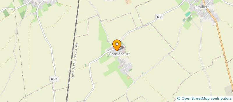 localisation de l'entreprise DB  GOMIECOURT