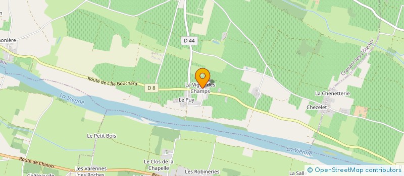 localisation de l'entreprise DB à CRAVANT-LES-COTEAUX