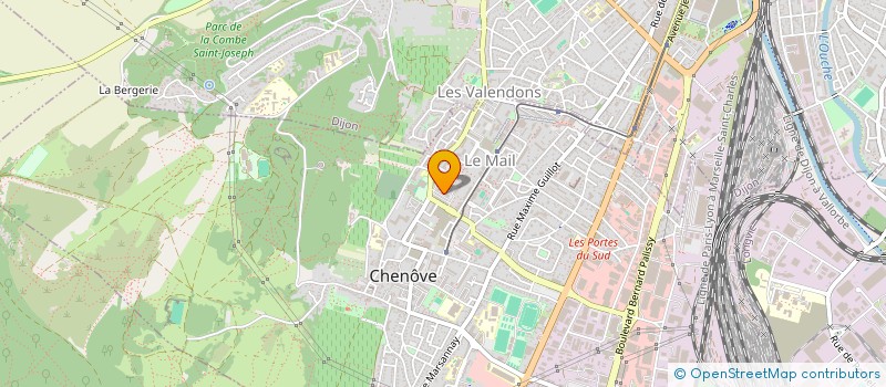 localisation de l'entreprise DB  CHENOVE