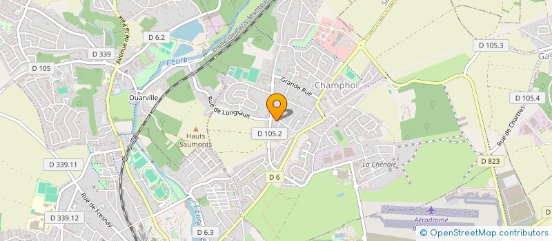 localisation de l'entreprise DB AUTO à CHAMPHOL