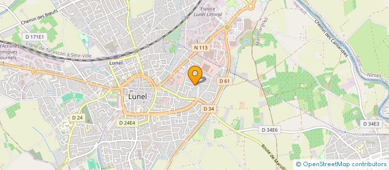 localisation de l'entreprise DB AUTOMOBILES  LUNEL