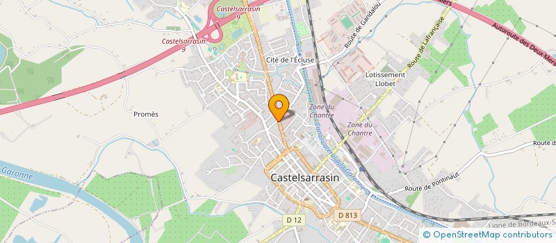 localisation de l'entreprise DB AXIOME  CASTELSARRASIN