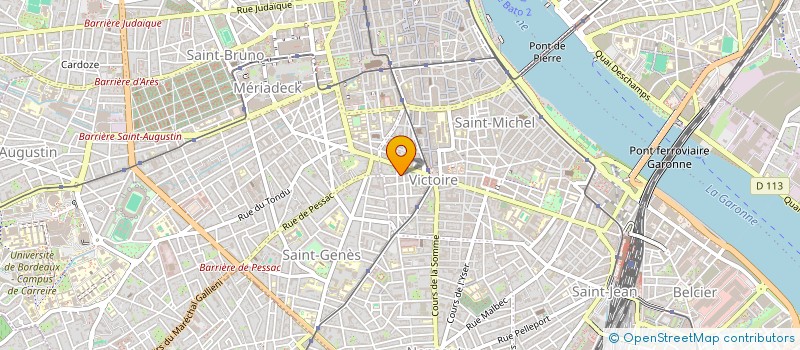 localisation de l'entreprise DB BORDES  BORDEAUX