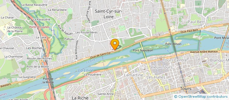 localisation de l'entreprise DB CAPITAL  SAINT-CYR-SUR-LOIRE