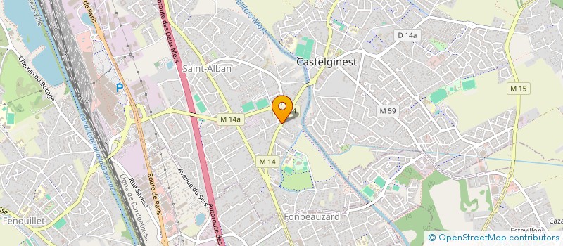 localisation de l'entreprise DB COIFFURE  SAINT-ALBAN