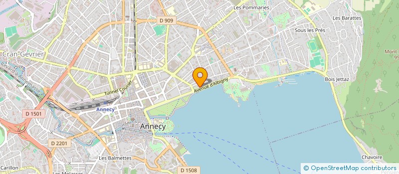 localisation de l'entreprise DB CONCEPT à ANNECY