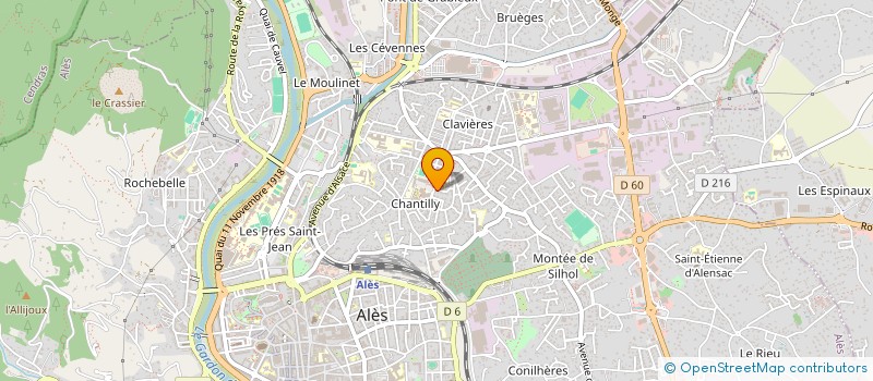 localisation de l'entreprise DB CONFORT & HABITAT  ALES