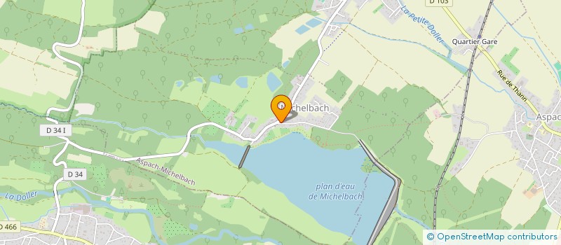 localisation de l'entreprise DB CONSEIL  ASPACH-MICHELBACH