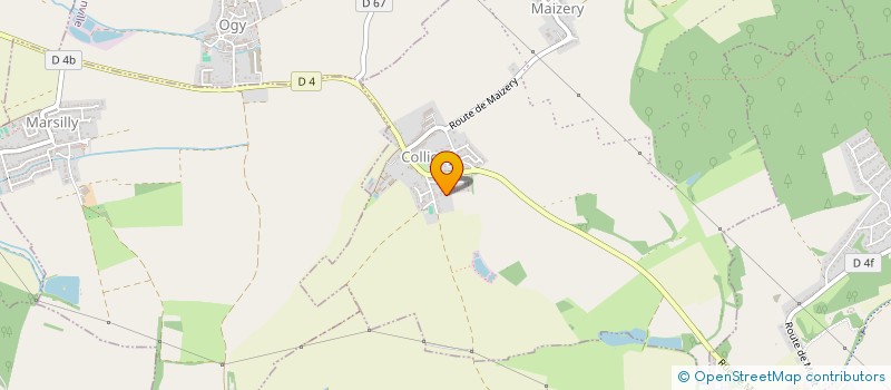 localisation de l'entreprise DB CONSEIL ET STRATEGIE  COLLIGNY-MAIZERY