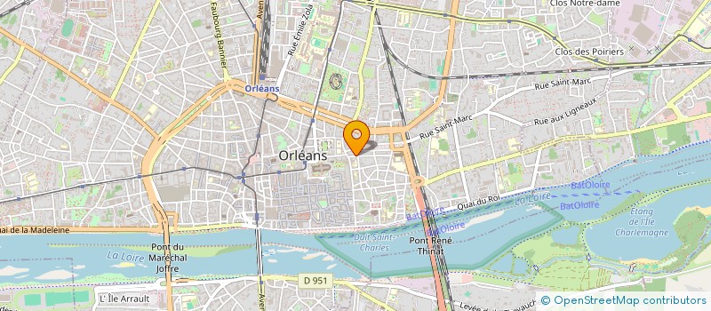 localisation de l'entreprise DB CONSEILS à ORLEANS
