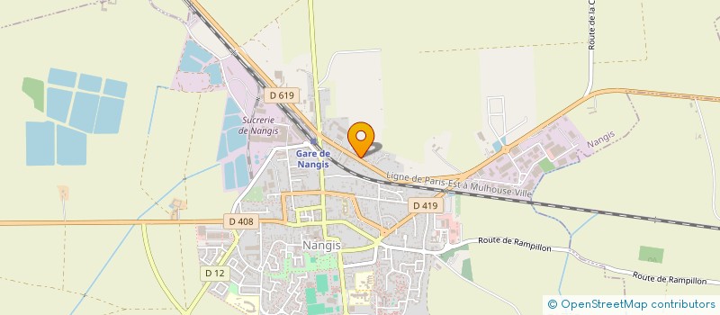 localisation de l'entreprise DB CONSTRUCTION  NANGIS