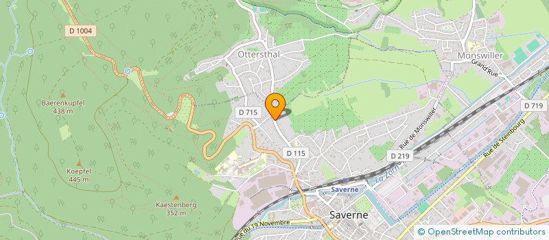 localisation de l'entreprise DB CONSULT  SAVERNE