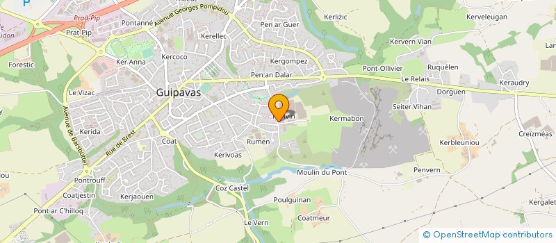 localisation de l'entreprise DB CONSULTING à GUIPAVAS
