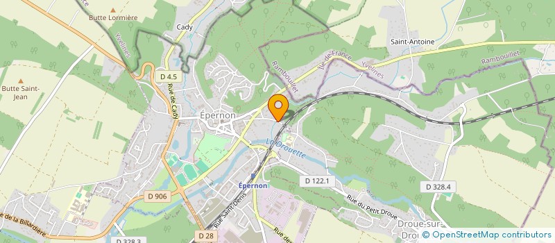 localisation de l'entreprise DB CONSULTING à EPERNON