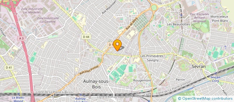 localisation de l'entreprise DB CONSULTING à AULNAY-SOUS-BOIS