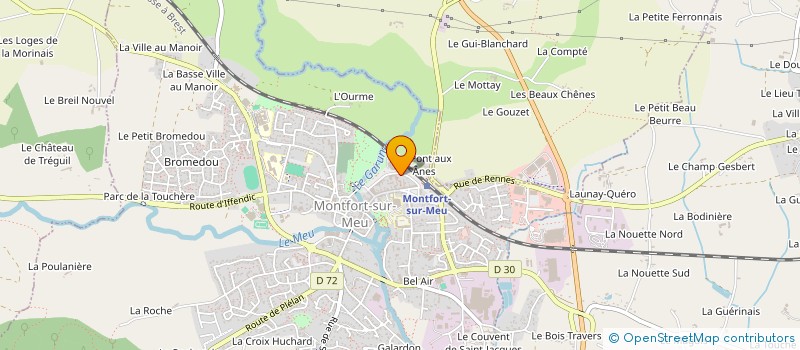 localisation de l'entreprise DB CYCLES  MONTFORT-SUR-MEU