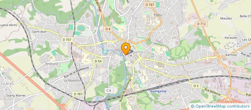 localisation de l'entreprise DB DB  GUINGAMP