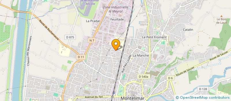 localisation de l'entreprise DB&DB  MONTELIMAR