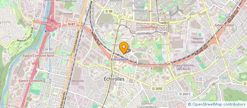 localisation de l'entreprise DB-DECISION à ECHIROLLES