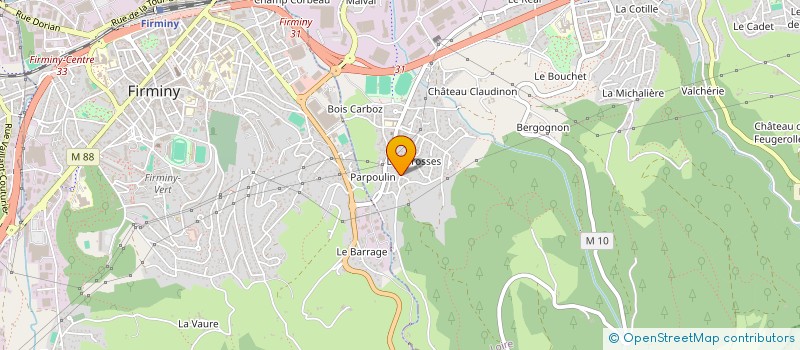 localisation de l'entreprise DB DECO à LE CHAMBON-FEUGEROLLES