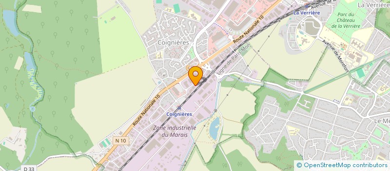 localisation de l'entreprise DB DESIGN à COIGNIERES