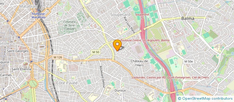 localisation de l'entreprise DB DESIGN à TOULOUSE