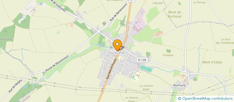 localisation de l'entreprise DB DISTRI  GUISCARD