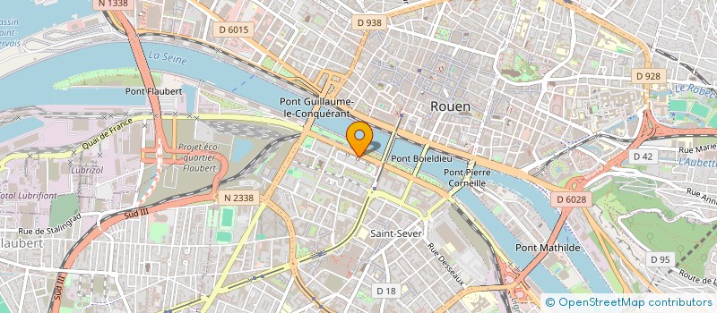 localisation de l'entreprise DB DISTRIBUTION à ROUEN