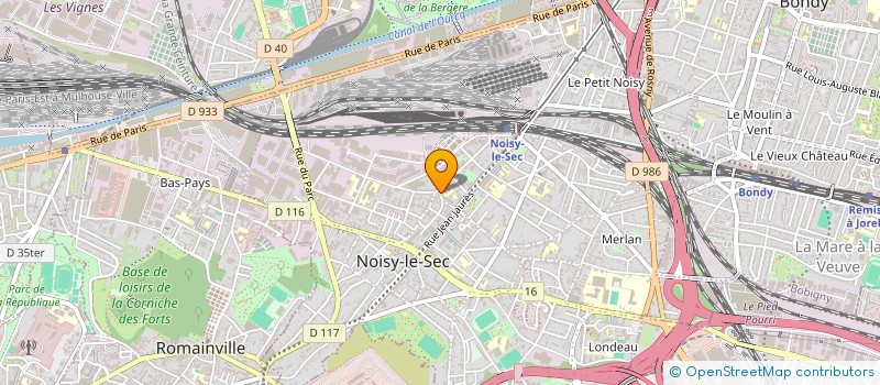 localisation de l'entreprise DB DRIVERS à NOISY-LE-SEC