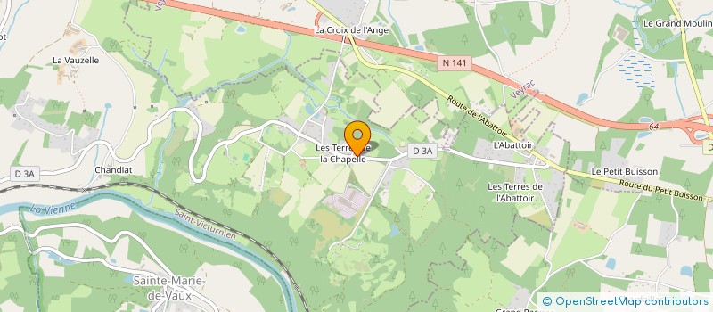 localisation de l'entreprise DB ESTHETIC à SAINT-VICTURNIEN