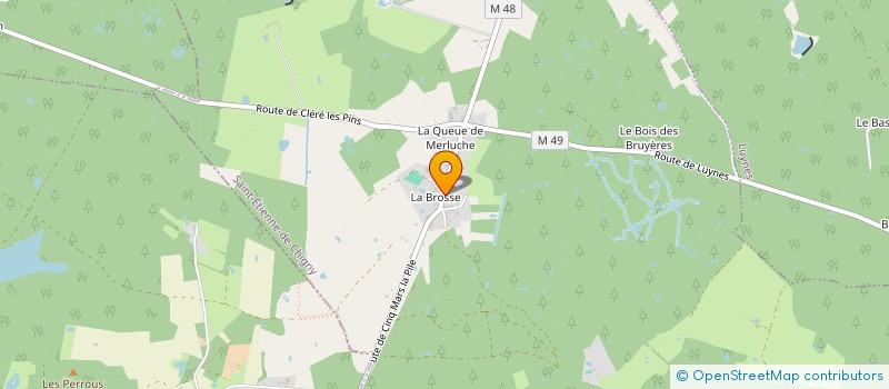 localisation de l'entreprise DB ETXEA  SAINT-ETIENNE-DE-CHIGNY