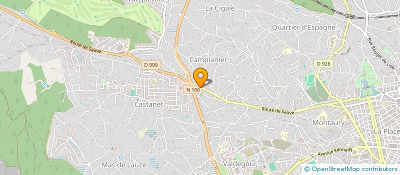 localisation de l'entreprise DB FRAIS  NIMES