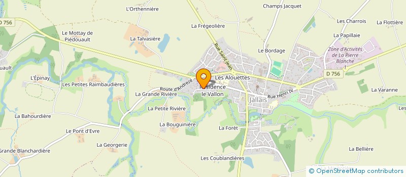 localisation de l'entreprise DB GARAGE à BEAUPREAU-EN-MAUGES