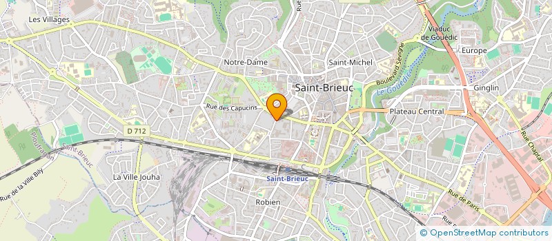 localisation de l'entreprise DB GRAPHIC à SAINT-BRIEUC